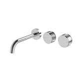 Phoenix Axia Wall Bain / Bath Curved Hostess Set Chrome